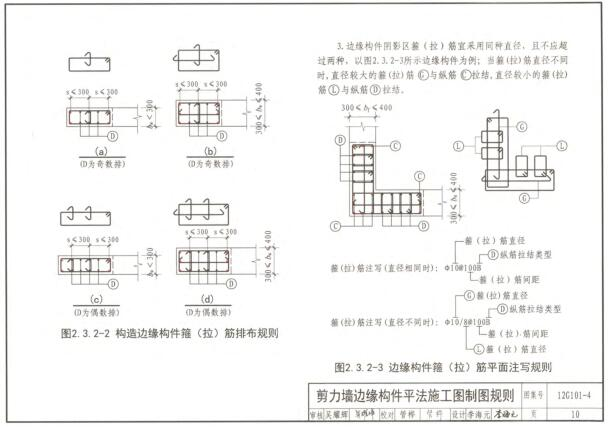 4图集电子版-12G101-4剪力墙边缘构件钢筋图集下载