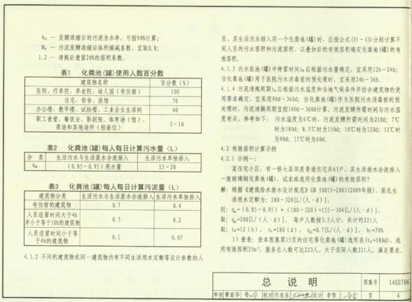 14SS706玻璃钢化粪池选用与埋设图集PDF下载