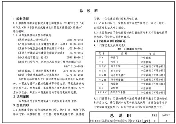 16J607建筑节能门窗图集下载