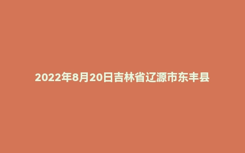 2022年8月20日吉林省辽源市东丰县事业单位引进人才招聘考试《通用知识》精选题