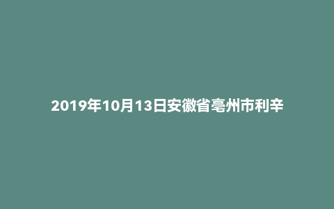2019年10月13日安徽省亳州市利辛县高校毕业生基层特岗《行政能力测验》笔试精选题