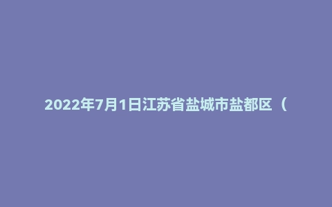 2022年7月1日江苏省盐城市盐都区（美术学科）考试题
