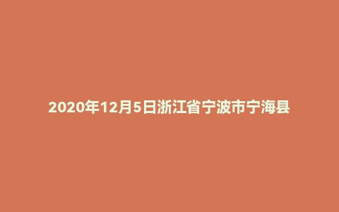 2020年12月5日浙江省宁波市宁海县/余姚市事业单位招聘考试《写作》（下午）