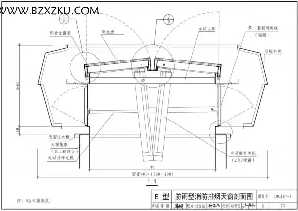 18CJ87- 1 图集免费下载 -18CJ87- 1 采光、通风、消防排烟天窗 (一) 下载 百度网盘