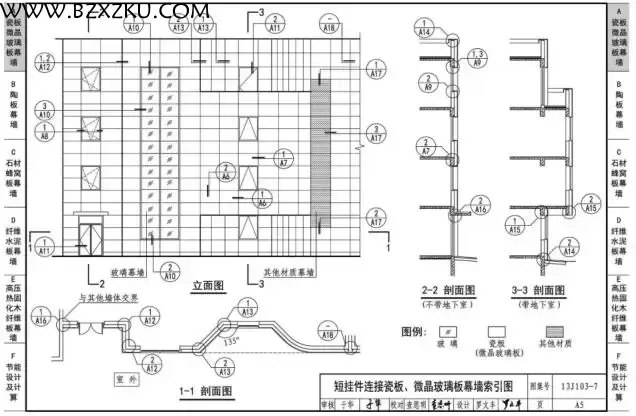 13J103- 7 图集免费下载 -13J103- 7 人造板材幕墙图集下载
