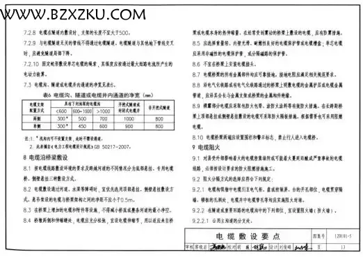 12D101- 5 图集免费下载 -12D101-5:110kV 及以下电缆敷设图集下载 12D101- 5 图集免费下载 -12D101-5:110kV 及以下电缆敷设图集下载