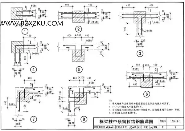 12g614- 1 砌体填充墙图集免费下载 -12G614- 1 砌体填充墙结构构造图集下载