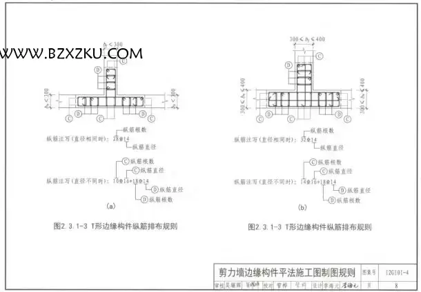 12G101- 4 图集电子版 -12G101- 4 剪力墙边缘构件钢筋图集下载