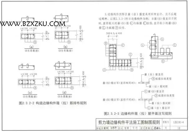 12G101- 4 图集电子版 -12G101- 4 剪力墙边缘构件钢筋图集下载