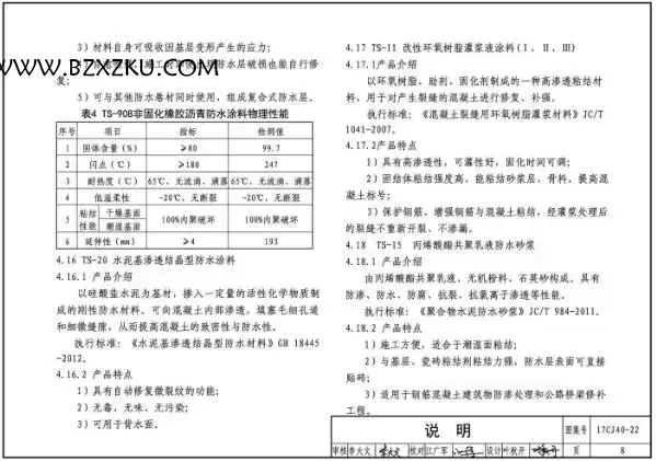 17CJ40-22 图集免费下载 -17CJ40-22 建筑防水系统构造 (二十二) 下载 17CJ40-22 图集免费下载 -17CJ40-22 建筑防水系统构造 (二十二) 下载