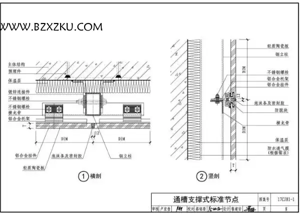 17CJ81- 1 图集免费下载 -17CJ81- 1 轻质陶瓷板系统建筑构造国标图集下载