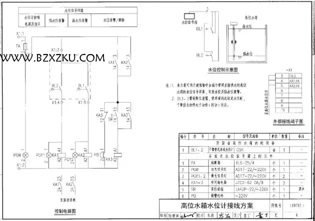 -11D703- 1 水箱及水池水位自动控制图集下载